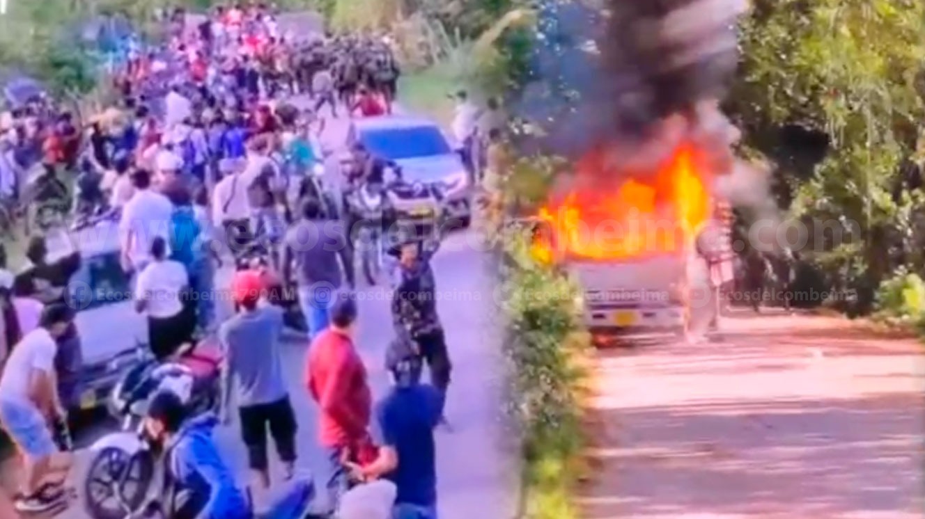 Asonada en Tolima: militares heridos y vehículo incendiado en operativo contra minería ilegal — image 2