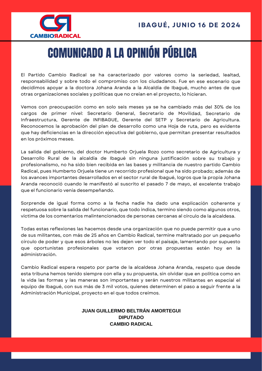 Comunicado