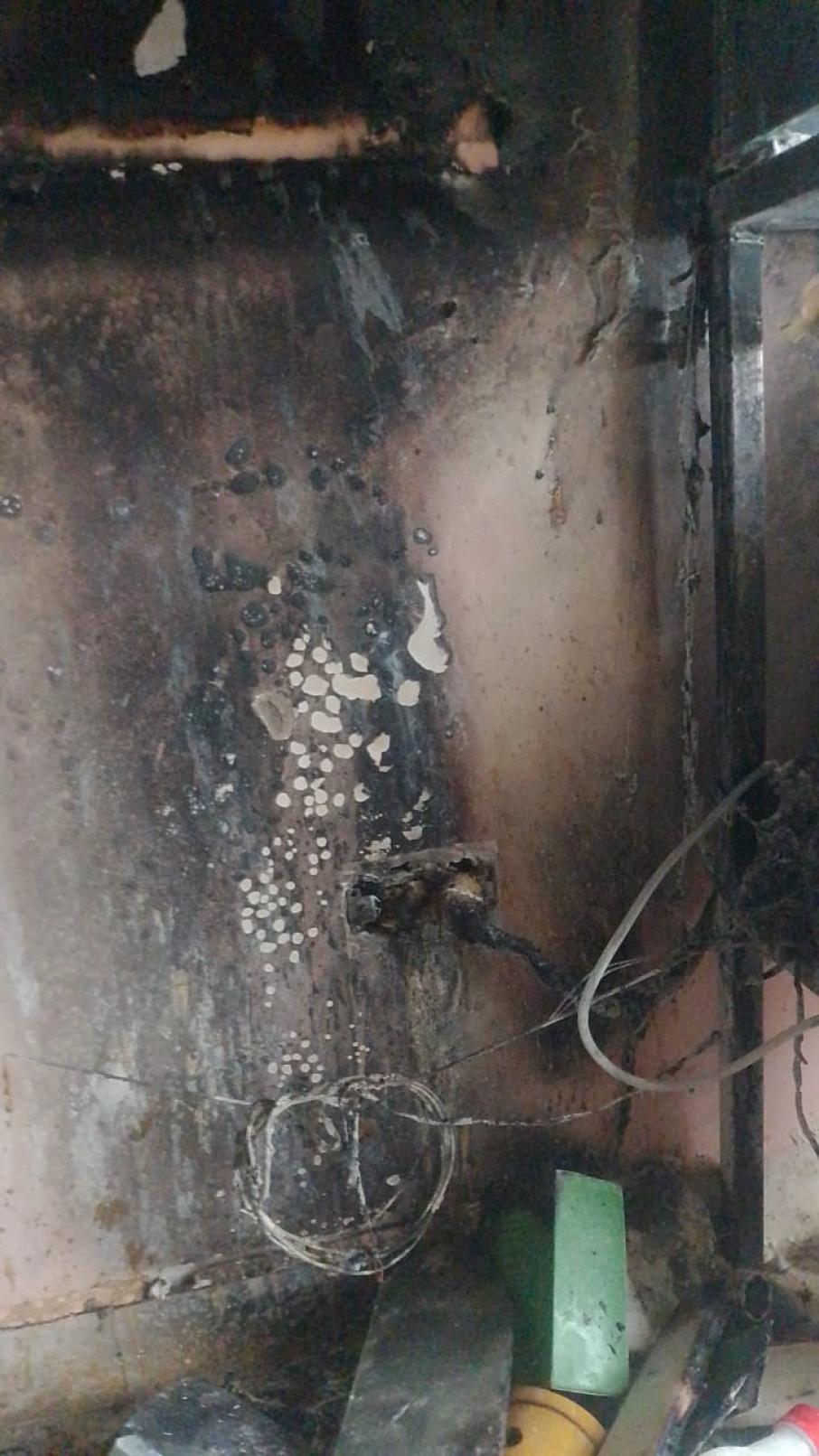 Incendio parque central
