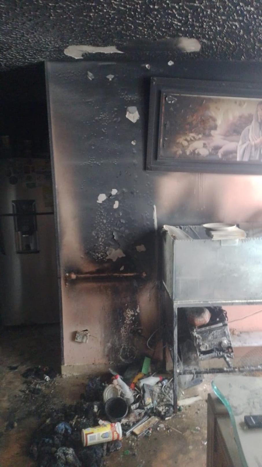 Incendio parque central