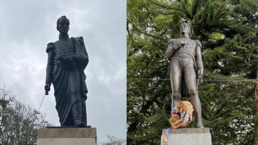los dos Simon Bolivar