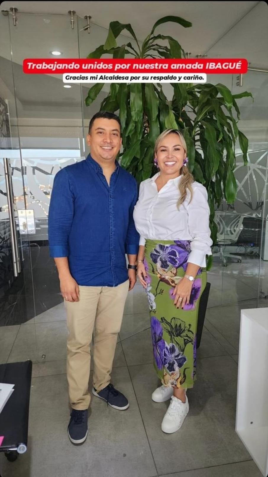 Foto publicada a través de las historias del cabildante.