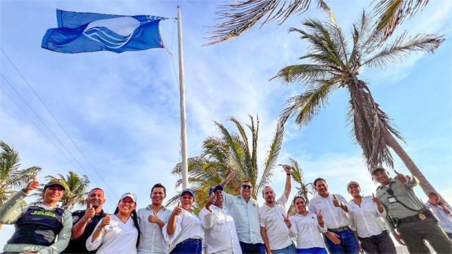 Nueve plazas colombianas fueron reconocidas con el sello Bandera Azul