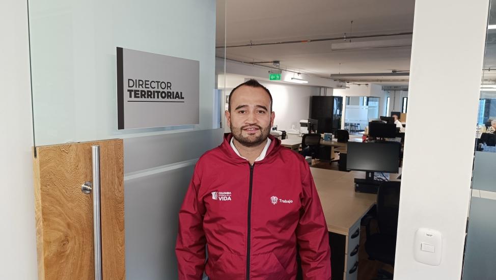 Jorge Amaury, director de la Territorial Cundinamarca de Mintrabajo