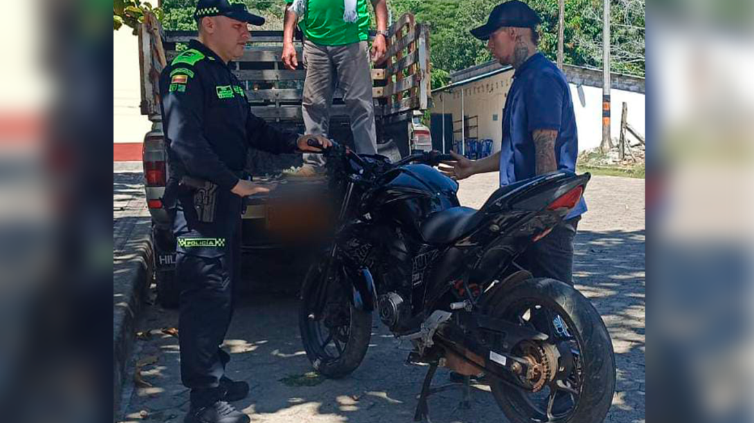 Moto robada en cundinamarca