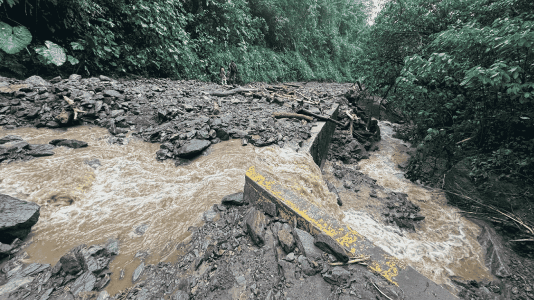 Afectaciones de vías