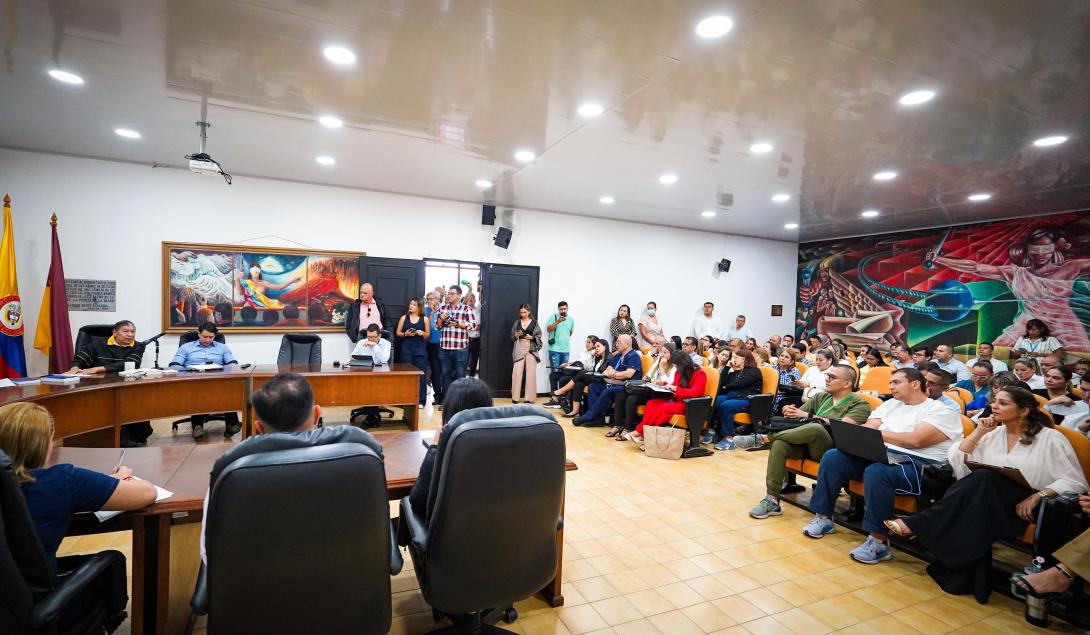 Audiencia convocada por la Gobernación del Tolima.