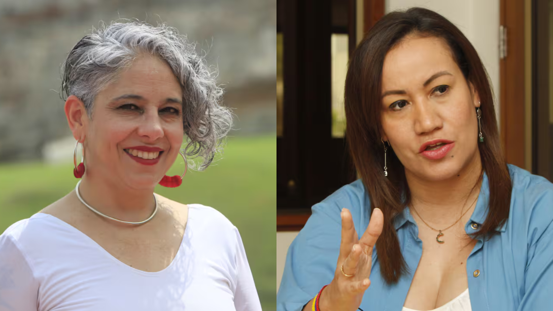 María José Pizarro y Carlina Corcho reclaman la cabezade lista del Pacto Histórico para el Senado.