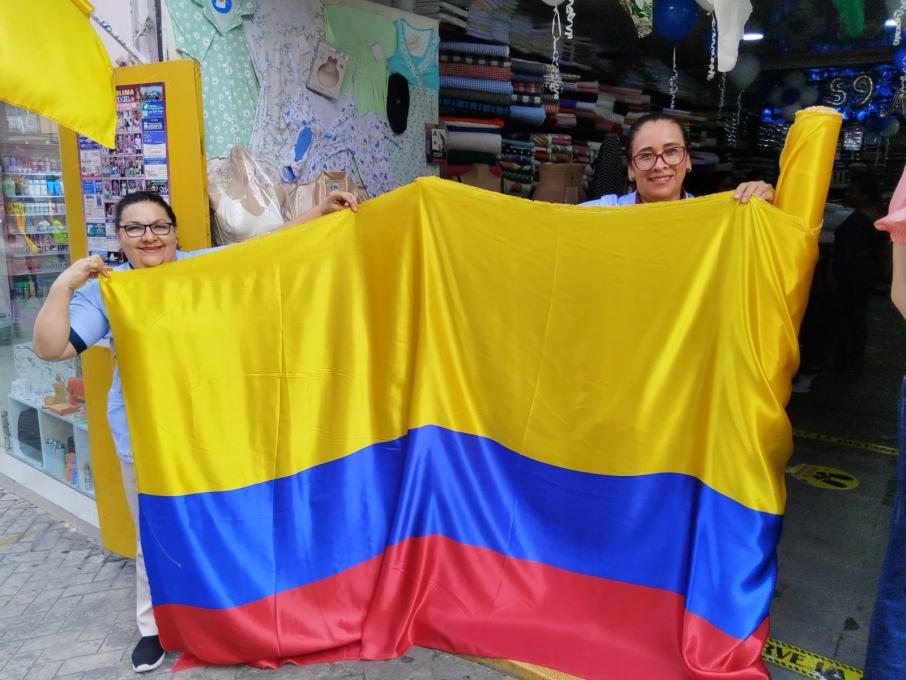 venta de banderas colombia 