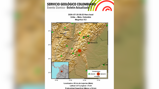 Temblor 30 de julio