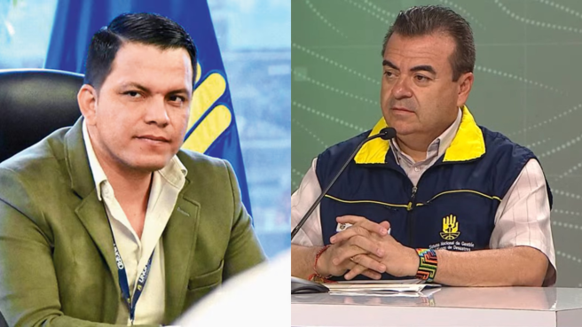 Sneyder Pinilla y Olmedo López, exdirectivos de la UNGRD, implicados en corrupción.