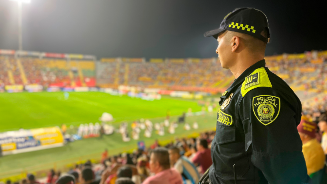 Balance seguridad partido de fútbol