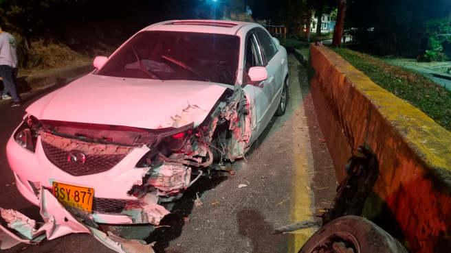 Accidente Mazda 6