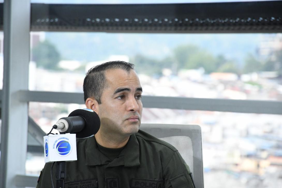 Óscar Acosta, comandante Operativo de la Metib