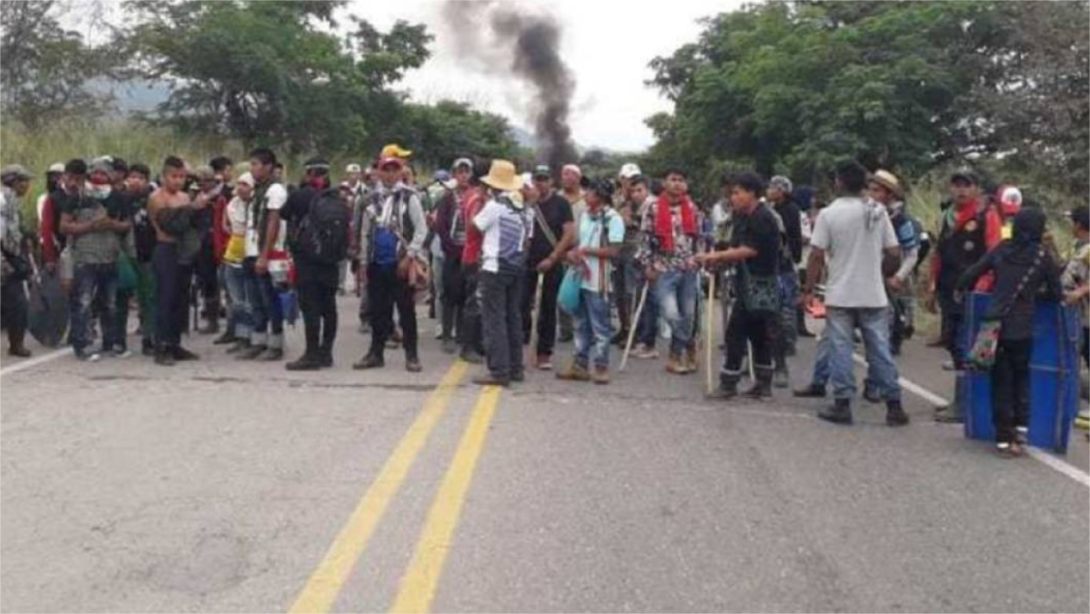 Pprocuraduría investiga participación de menores en bloqueo de Vía Panamericana en el Cauca.