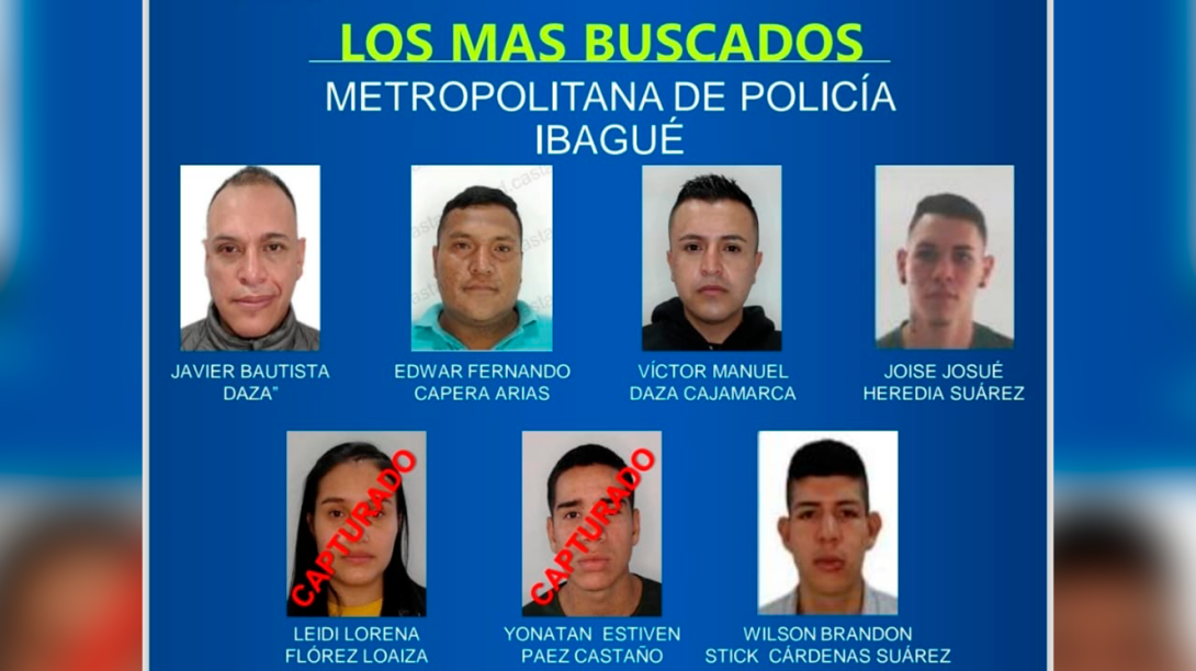 Más buscados de Ibagué