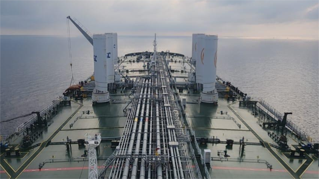 Ecopetrol envió crudo colombiano a la India en un buque híbrido