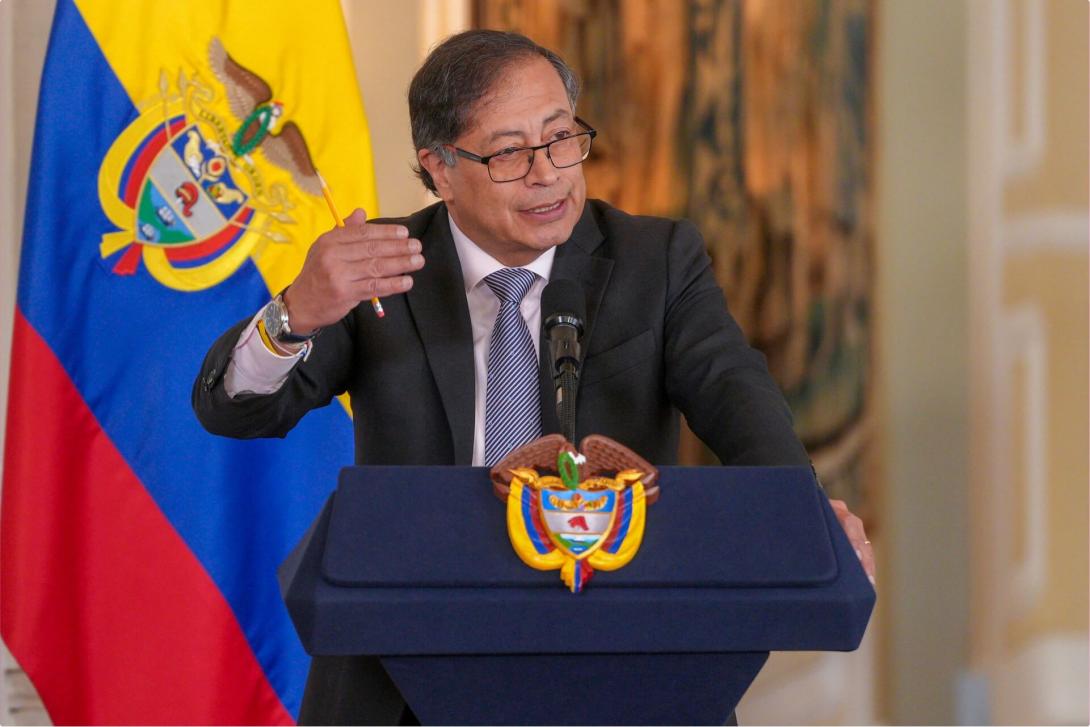 Gustavo Petro, presidente de Colombia.