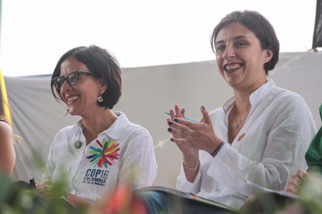 Susana Muhamad MinAmbiente y Martha Carvajalino, MinAgricultra ratufucaron decisión crear lasAPPA