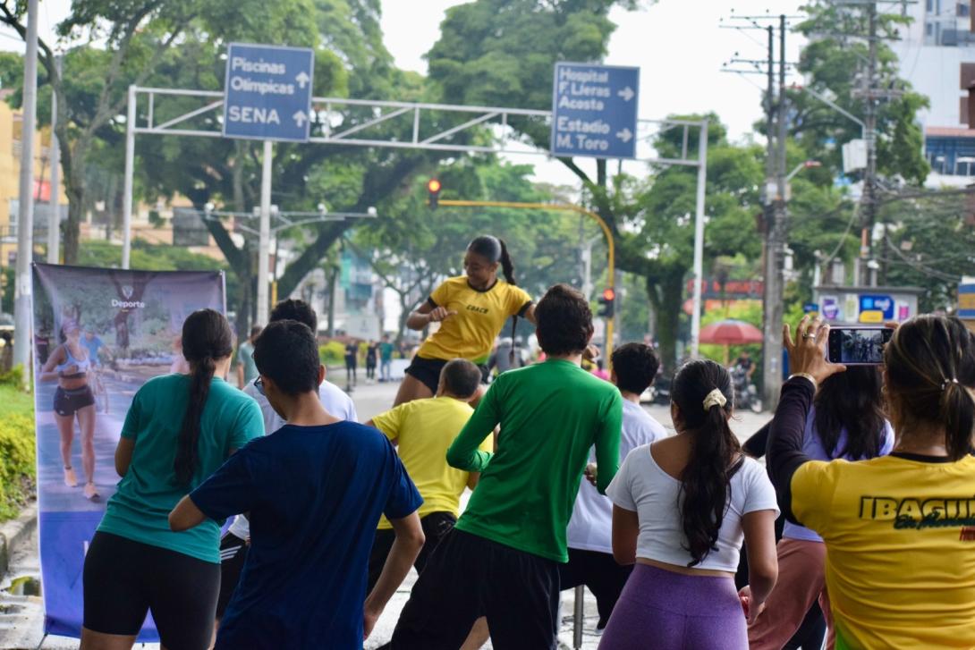 Ciclovía en Ibagué