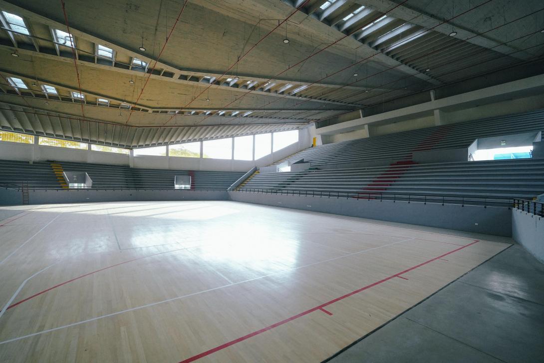 Interior del Coliseo Mayor Enrique Triana Castilla