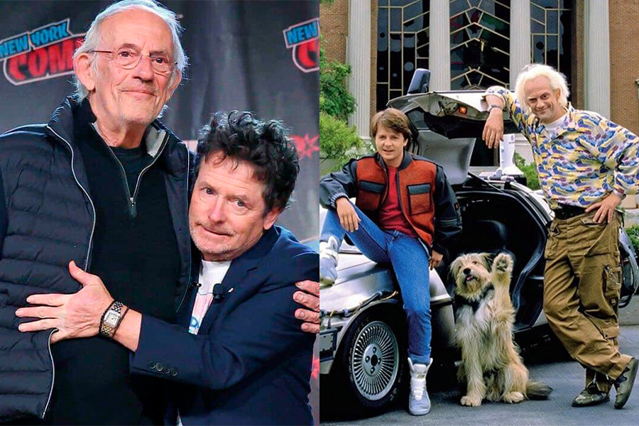 Doc y Marty McFly, juntos de nuevo: el emotivo encuentro de los  protagonistas de 'Regreso al futuro', Gente